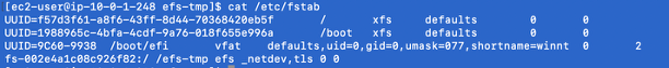 fstab追記